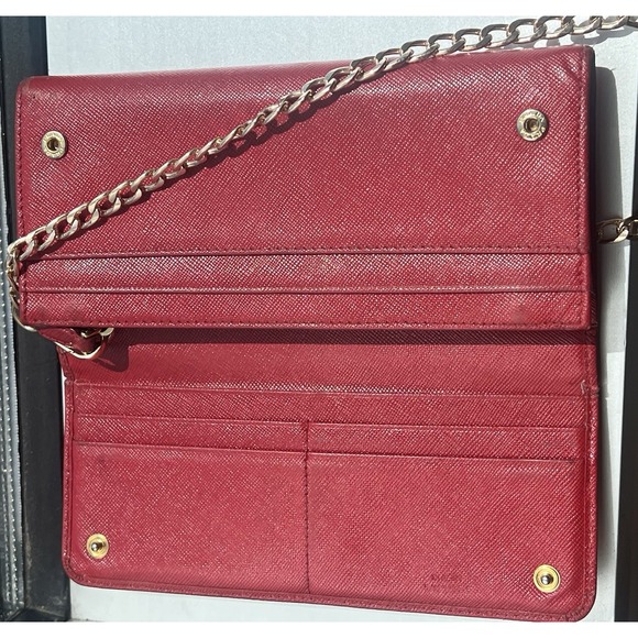 Prada Wallet On A Chain - Red EUC‎ - Picture 5 of 7